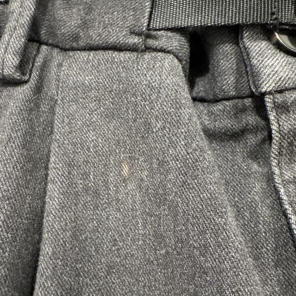Saturdays New York City NYC Dean Trouser Pants Men’s Size Large Belted Gray - Picture 11 of 11